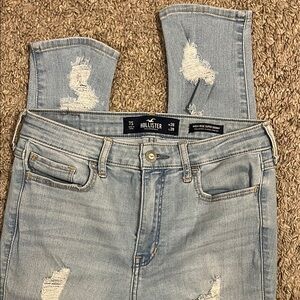 Hollister Women's Light Blue Jeans